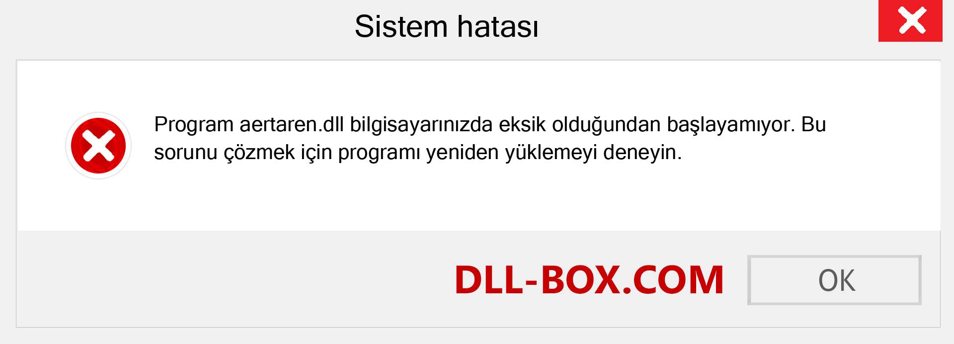 aertaren.dll dosyası eksik mi? Windows 7, 8, 10 için İndirin - Windows'ta aertaren dll Eksik Hatasını Düzeltin, fotoğraflar, resimler